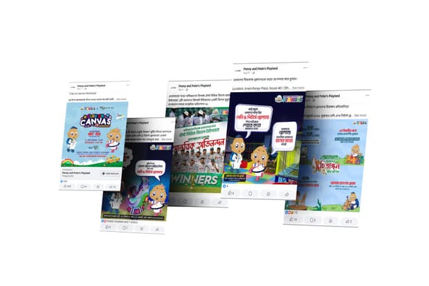 Penny and Peter's Playland content calendar